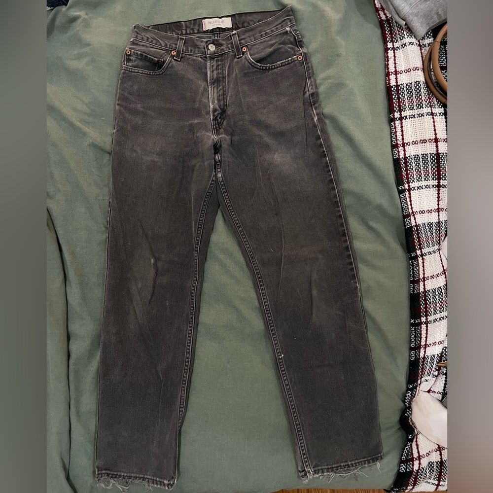 Levi's 550 relaxed fit Black Denim Jeans